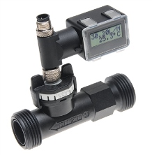 Flow sensor 212 with display